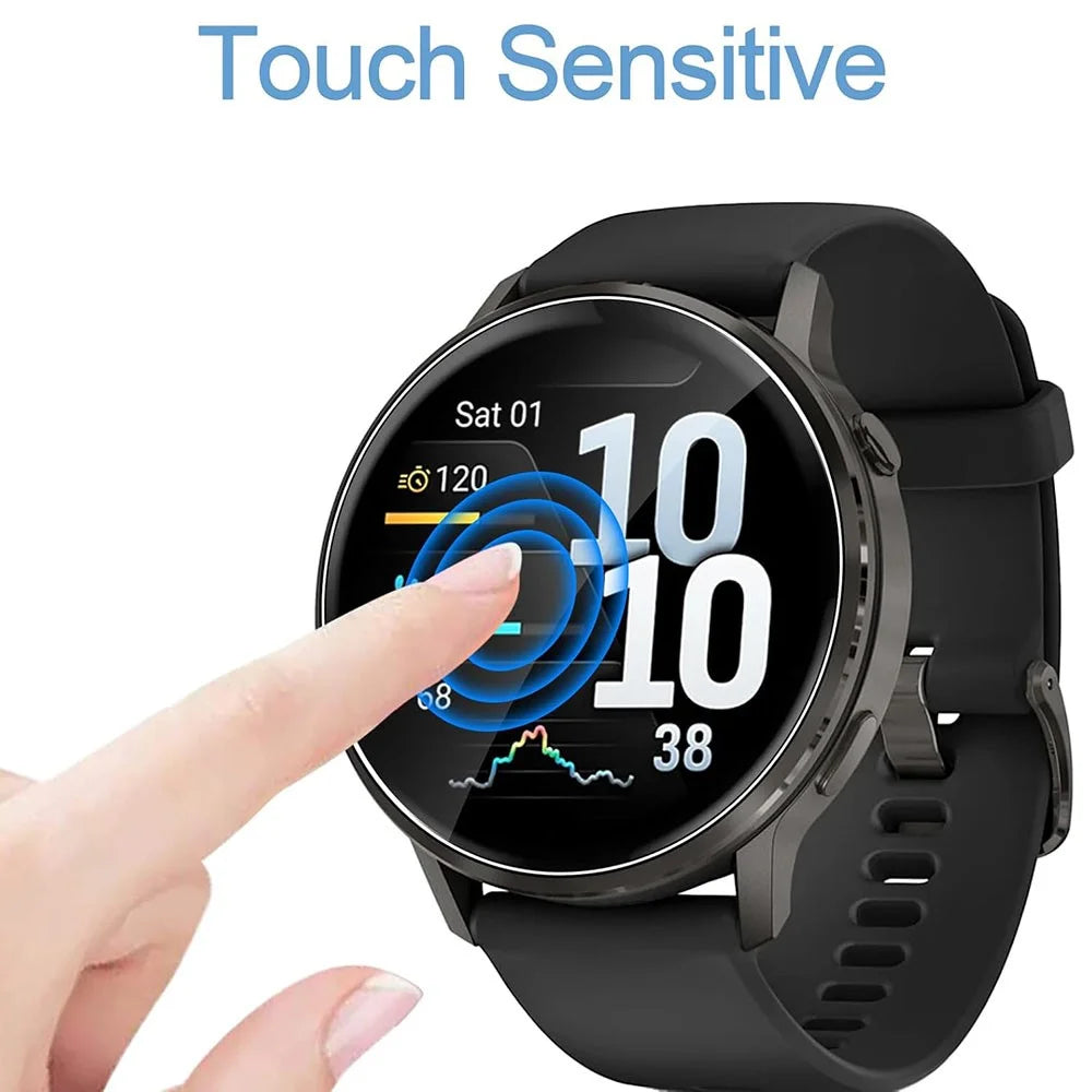 3Pcs For Garmin Venu 4 45mm TPU Watch Screen Protector Anti Scratch HD Clear Hydrogel Film - 4