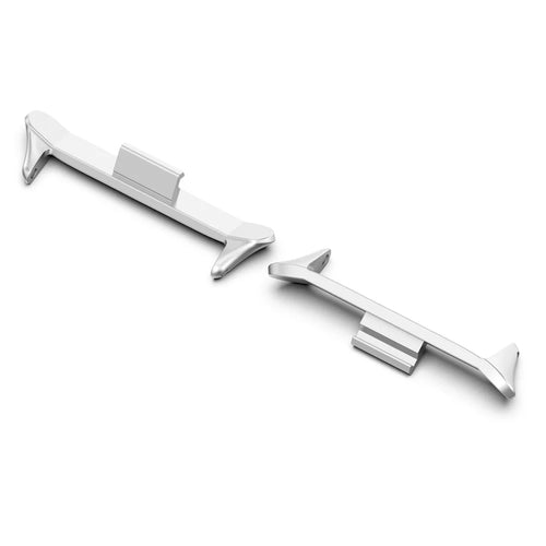 1 Pair Wristband Connector for vivo Watch GT 2 / iQOO Watch GT 2 Metal Adapter (Inner Length: 22mm) - Silver - 1