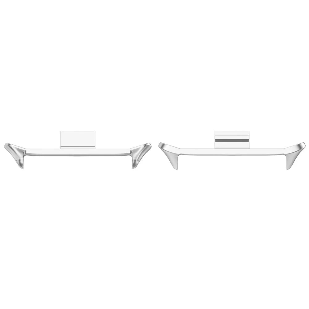 1 Pair Wristband Connector for vivo Watch GT 2 / iQOO Watch GT 2 Metal Adapter (Inner Length: 22mm) - Silver - 2