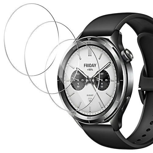 3Pcs For Xiaomi Watch S4 47mm Tempered Glass Screen Protector HD Clear Watch Screen Film - 1