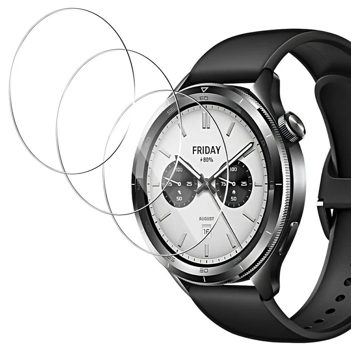 3Pcs For Xiaomi Watch S4 47mm Tempered Glass Screen Protector HD Clear Watch Screen Film - 1