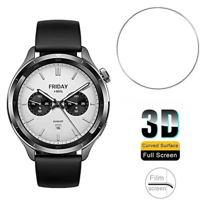 3Pcs For Xiaomi Watch S4 47mm Tempered Glass Screen Protector HD Clear Watch Screen Film - 2