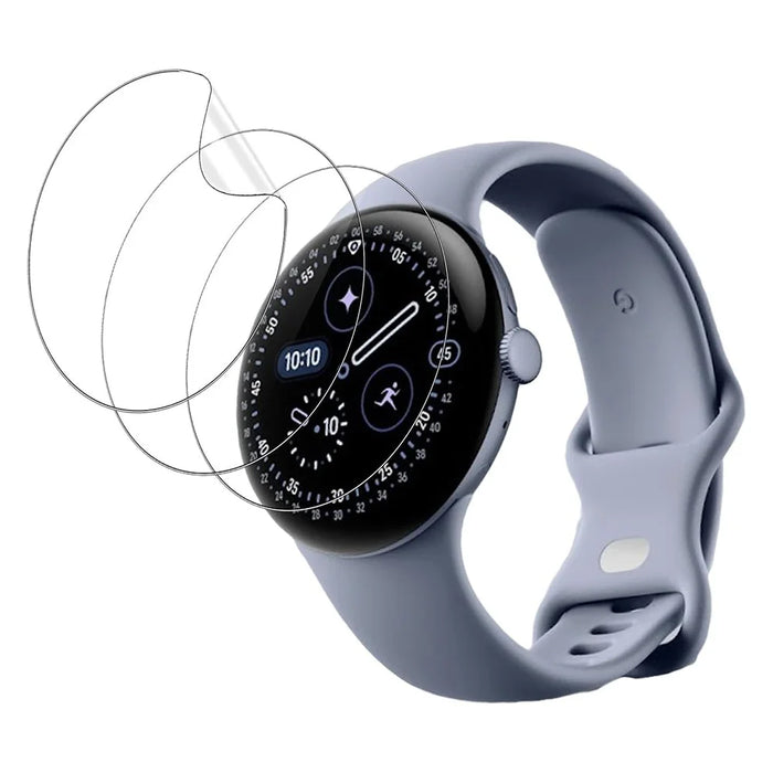 3Pcs For Google Pixel Watch 4 45mm TPU Watch Screen Protector Anti Scratch HD Clear Hydrogel Film - 2