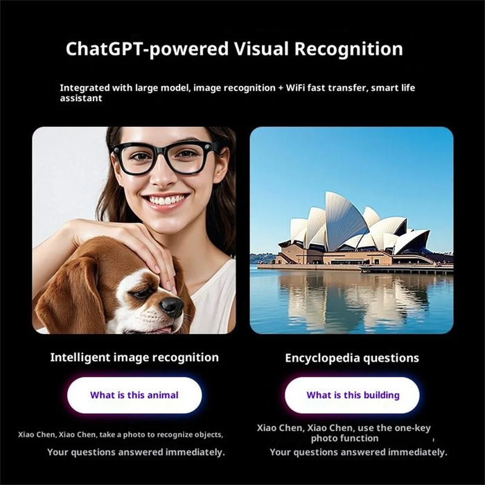 YESIDO IO42 IP67 Waterproof Smart AI Glasses with HD Camera Multi Language Support Dual Mic Noise Cancellation Ergonomic - 3