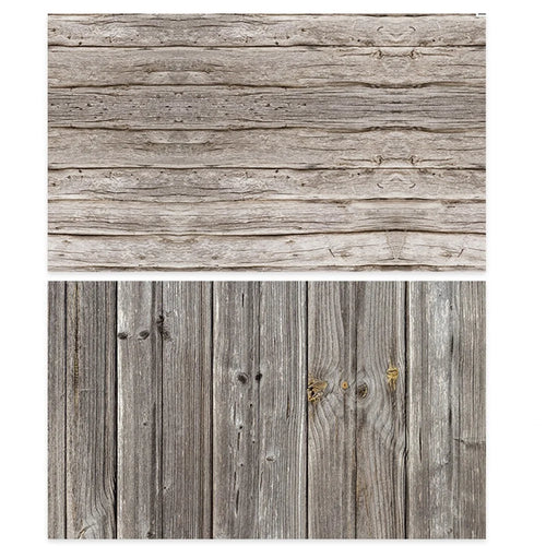 57x87cm Photography Backdrop 2 Sided Photo Studio Shooting Prop Background for Food Jewelry Small Products Etc - Light Coffee Wood Grain - 1