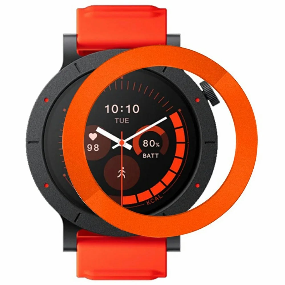 PC Matte Finish Bezel for Nothing CMF Watch 3 Pro Replacement Watch Bezel - Orange - 1