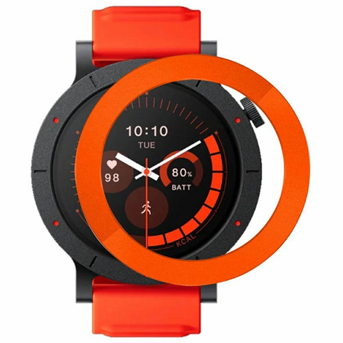 PC Matte Finish Bezel for Nothing CMF Watch 3 Pro Replacement Watch Bezel - Orange - 1