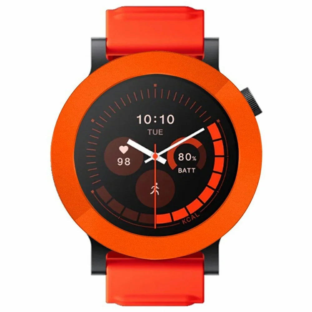 PC Matte Finish Bezel for Nothing CMF Watch 3 Pro Replacement Watch Bezel - Orange - 2
