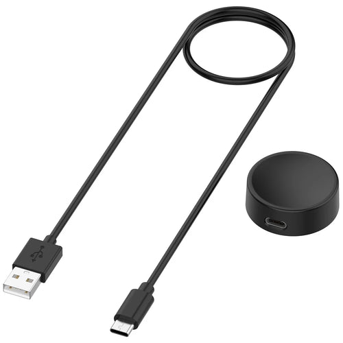 For Samsung Galaxy Watch 9 / Ultra2 47mm  / 3  /  4  /  5  /  6  /  7  /  8 Charging Dock Portable Charger Stand - Black - 1