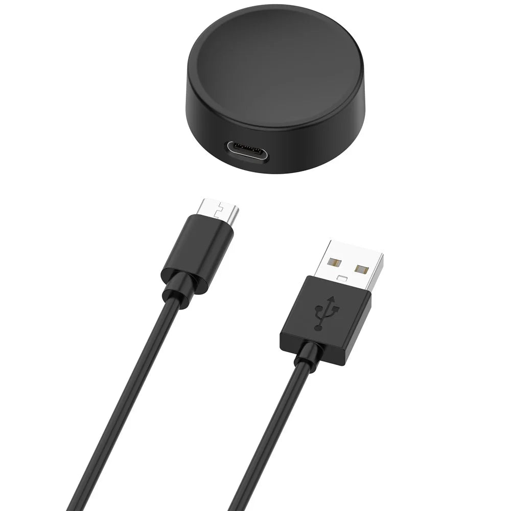 For Samsung Galaxy Watch 9 / Ultra2 47mm  / 3  /  4  /  5  /  6  /  7  /  8 Charging Dock Portable Charger Stand - Black - 2
