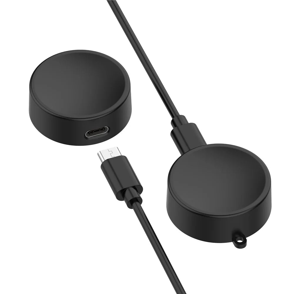 For Samsung Galaxy Watch 9 / Ultra2 47mm  / 3  /  4  /  5  /  6  /  7  /  8 Charging Dock Portable Charger Stand - Black - 3