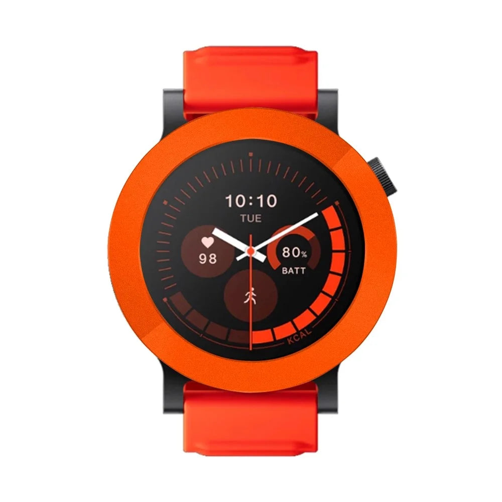 PC Matte Finish Bezel for Nothing CMF Watch 3 Pro Replacement Watch Bezel - Orange - 2