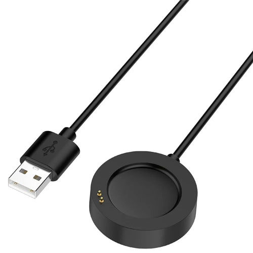 For Xiaomi Watch 5 USB Charging Cable Magnetic Watch Charger Dock - Black - 1