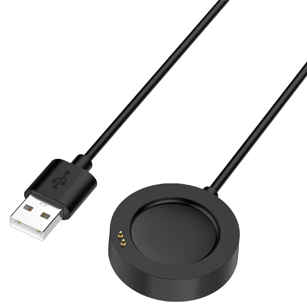 For Xiaomi Watch 5 USB Charging Cable Magnetic Watch Charger Dock - Black - 1