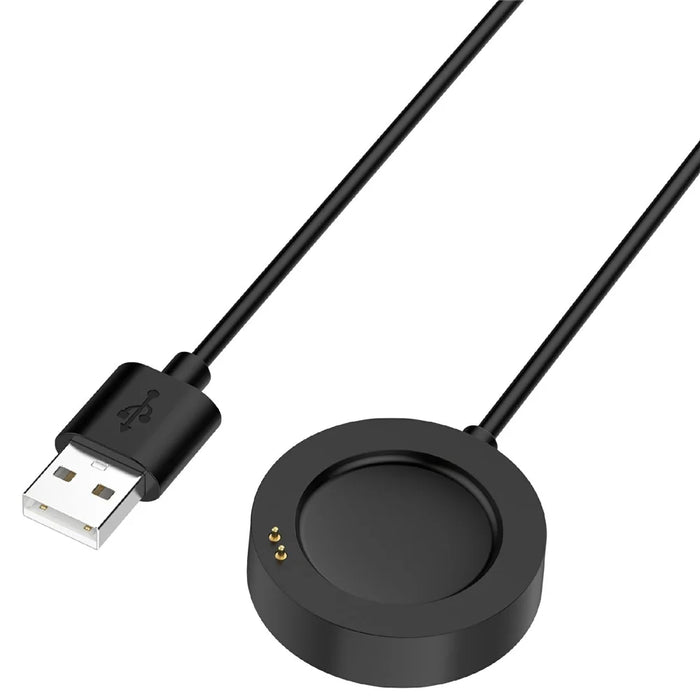 For Xiaomi Watch 5 USB Charging Cable Magnetic Watch Charger Dock - Black - 1