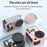 For DJI Osmo Action 6 Silicone Case Lens Cap Protective Cover Anti Drop Camera Accessory - Black - 2