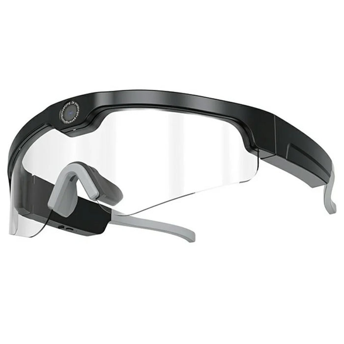 XV15 Smart Glasses AI Translation 4K HD Camera Recording Outdoor Cycling Bluetooth-Compatible Glasses - Black - 1