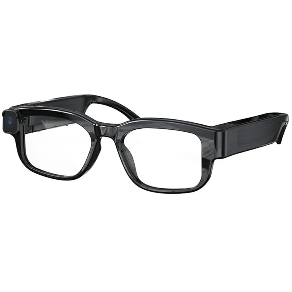 XV20 AI Translation Smart Camera Glasses 2MP Photo Video Recording No Memory Card - Black - 2