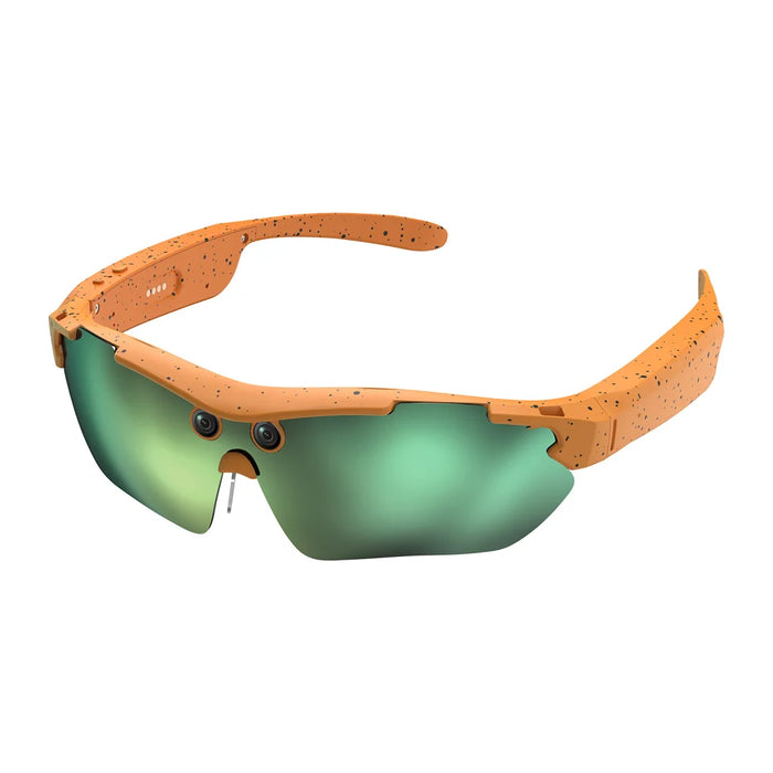 G6 AI Smart Glasses Voice Assistant Real Time Translation Video Recording Bluetooth-compatible Outdoor Eyewear - Orange - 1