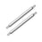 16mm 1 Pair Stainless Steel Watch Spring Bars + 1 Pair Quick Release Straight Pin Set Watch Band Connector - Silver - 3