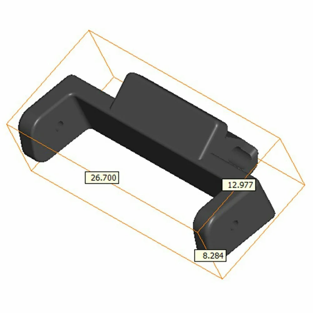 1 Pair 16mm to 22mm Metal Connector for Casio DW / GA / GW / GLX Series Watch Band Adapter - Black - 6