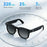 X01 Smart Glasses Camera AI Translation Video Recording Bluetooth-Compatible 5.3 Audio Voice Assistant Wearable Device - Black Frame / Photochromic Lenses / Brown Charging Case - 4