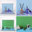 42 x 29cm Photography Cardboard with 9Pcs Background Papers Photo Studio Props Shooting Backdrop Board Set - 5