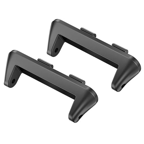 2Pcs 14mm Stainless Steel Watch Strap Connector for Huawei Band 11  /  11 Pro Metal Watchband Adapter - Black - 1