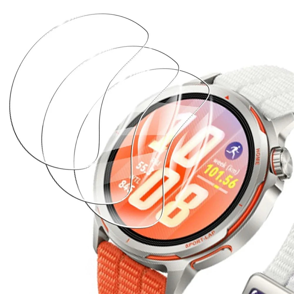 3Pcs For Huawei Watch GT Runner 2 TPU Watch Screen Protector Anti Scratch HD Clear Hydrogel Film - Transparent - 1