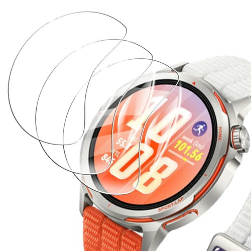 3Pcs For Huawei Watch GT Runner 2 TPU Watch Screen Protector Anti Scratch HD Clear Hydrogel Film - Transparent - 1