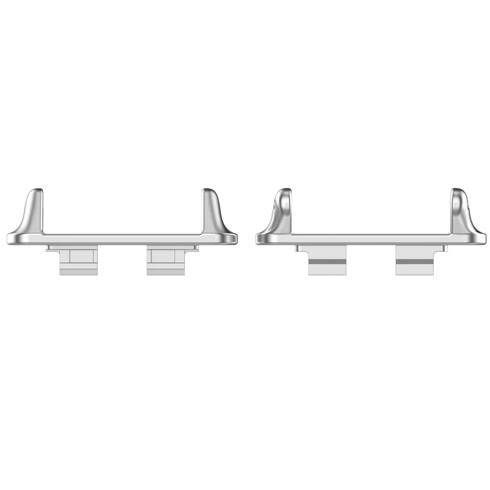 1 Pair 14mm Connectors for Huawei Band 11 / 11 Pro / 11 NFC / 11 Pro NFC Metal Zinc Alloy Watch Band Adapters - Silver - 2