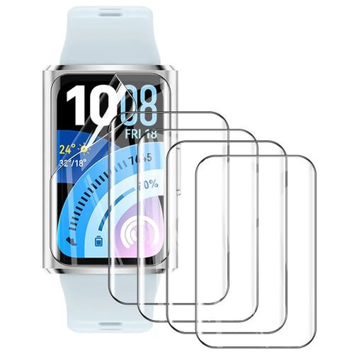 4Pcs for Huawei Band 11 Pro Watch Screen Protector 3D Full Coverage HD Clear TPU Hydrogel Film - Transparent - 1
