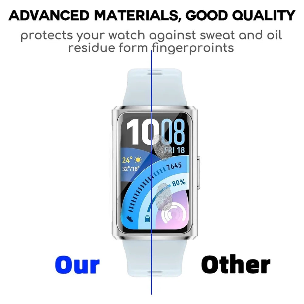 4Pcs for Huawei Band 11 Pro Watch Screen Protector 3D Full Coverage HD Clear TPU Hydrogel Film - Transparent - 3