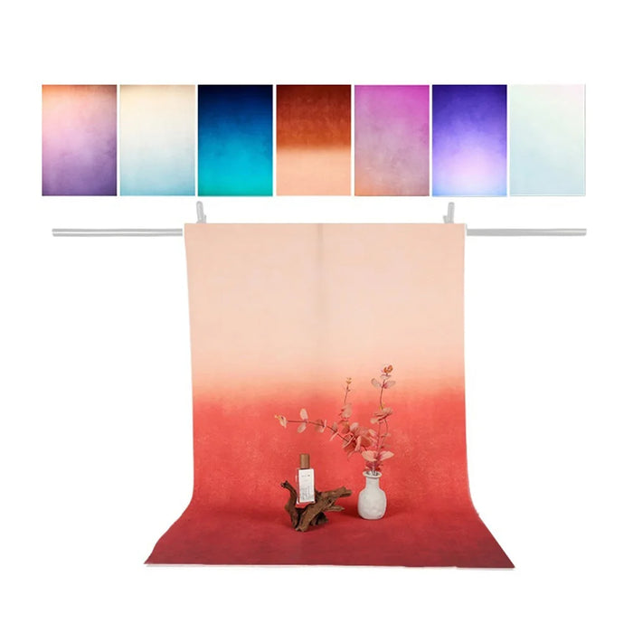 7Pcs 80x120cm Waterproof Photography Backdrop Gradient Photo Background Cloth for Studio Portrait - Style 1 - 1