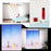 7Pcs 80x120cm Waterproof Photography Backdrop Gradient Photo Background Cloth for Studio Portrait - Style 1 - 7