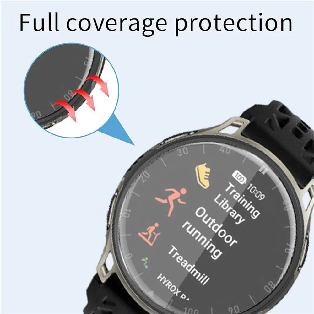3Pcs For Huami Amazfit Cheetah 2 Pro TPU Watch Screen Protector Anti Scratch HD Clear Hydrogel Film - Transparent - 4