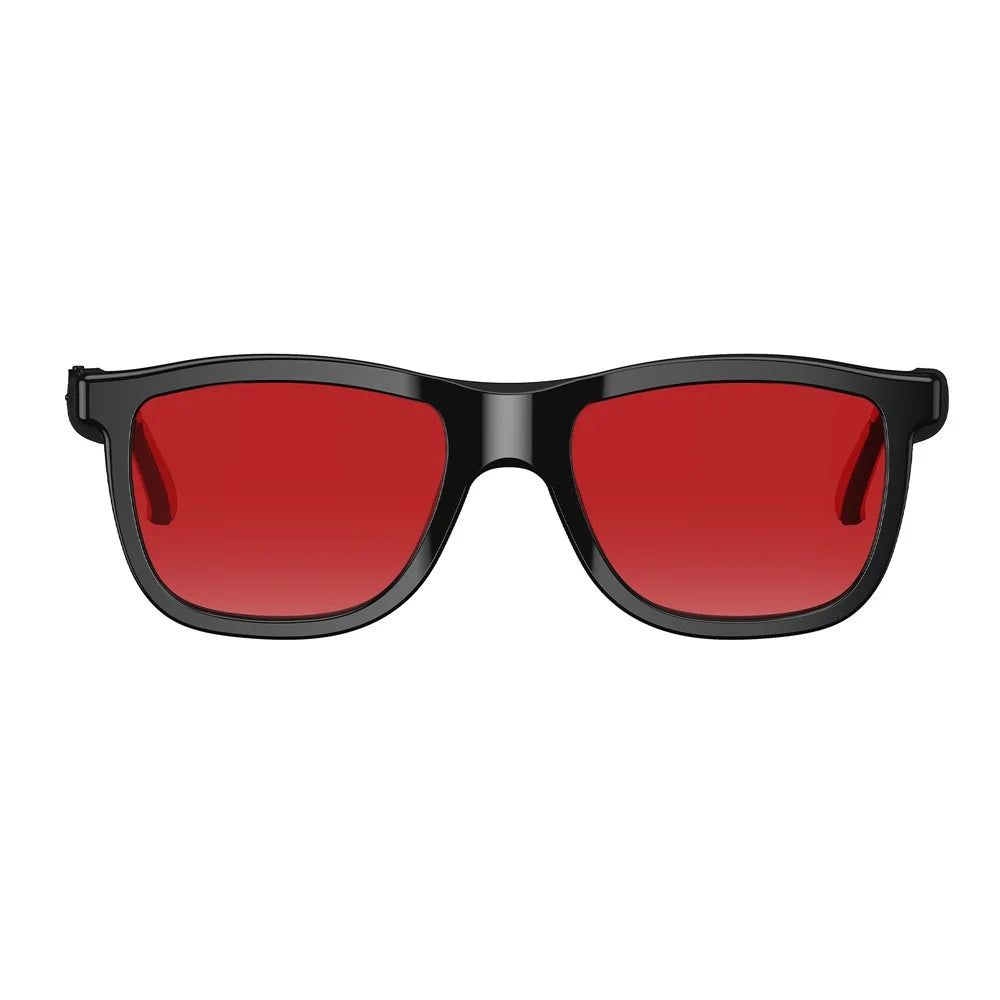 E05 AI Smart Glasses 4-Level Touch Color Change Bluetooth-compatible Translation Eyeglasses with Electrochromic Lenses - Red - 3