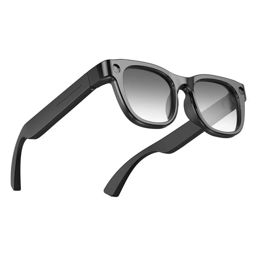 E06S AI Smart Glasses 13MP Camera Real-time Translation Voice Control Music Touchpad Eyeglasses for Office Meeting - Grey - 1
