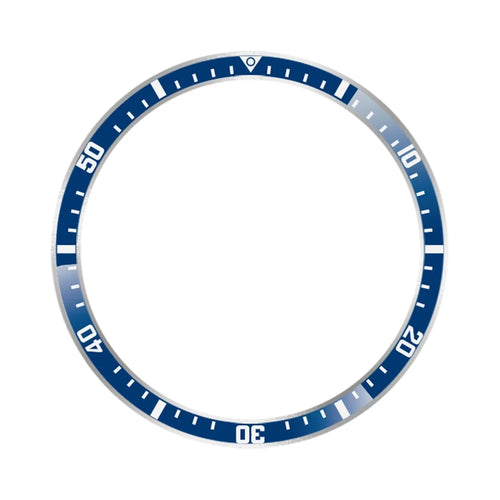 Bezel Ring for Xiaomi Watch S5 / S4 / S3 Anti Scratch Aluminum Alloy Adhesive Cover - Blue  /  White Characters - 1
