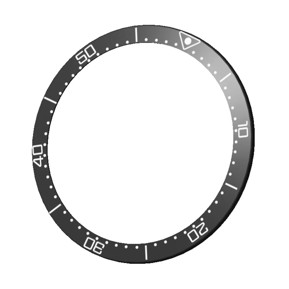 For Garmin Fenix 8 51mm / Tactix 8 51mm Watch Bezel Scale Design Stainless Steel Protective Ring - Black  /  White - 3