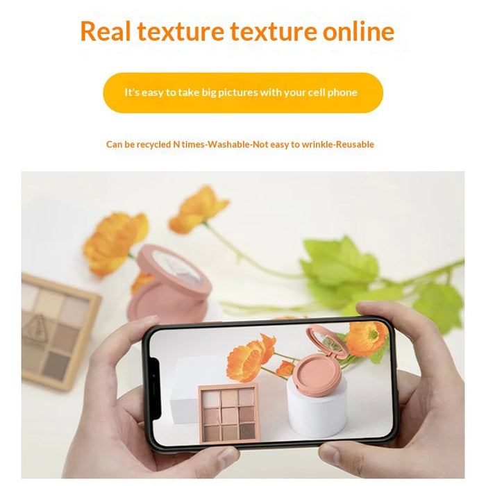 8Pcs 50x70cm Photography Backdrop Paper Imitation Diatom Mud Background Props for Product Photo Shooting - Style 1 - 3