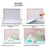 A3 Black and White Cardboard with 10Pcs Double-sided Background Paper and Diffusion Panel Photo Studio Backdrop Set - Style 1 - 3