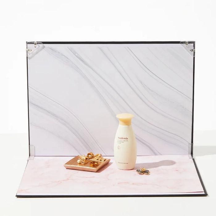 A3 Black and White Cardboard with 10Pcs Double-sided Background Paper and Diffusion Panel Photo Studio Backdrop Set - Style 1 - 4