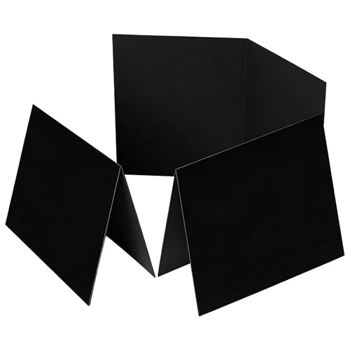 A3 Black Flocking Light Absorbing Photography Background Board for Jewelry Product Photo Studio, 42x29cm - Black - 1
