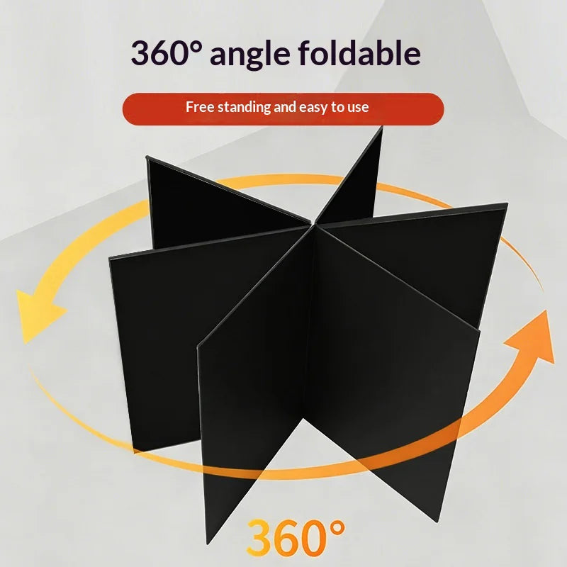 A3 Black Flocking Light Absorbing Photography Background Board for Jewelry Product Photo Studio, 42x29cm - Black - 2