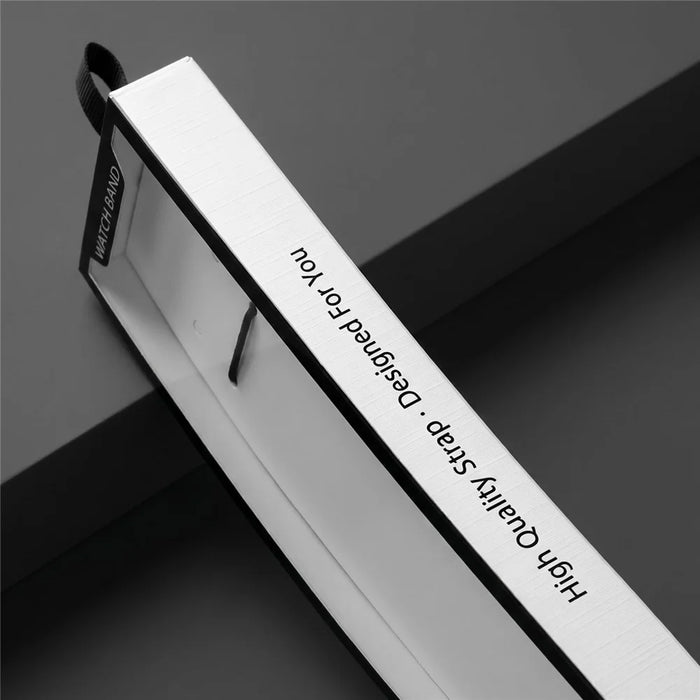 100Pcs Watch Band Packaging Box Pull-out Drawer Style Display Case with Clear Window Hanging Hole - White - 5