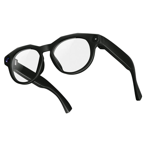 CY02 Smart AI Glasses 13MP Camera WiFi 6 ENC Noise Cancelling Real-time Translation Eyeglasses for Recording - White Lens - 1