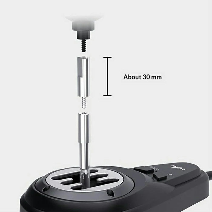 PXN PXN-A7 Gaming Gear Shift Lever 6+1 Speed H-Pattern Sequential Gear Shifter for PC Racing Wheel - Black - 3