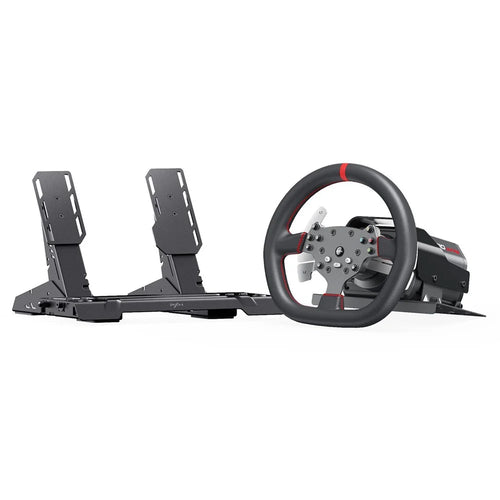 PXN V10 Ultra Racing Wheel Set 3.2Nm Force Feedback Pedals for PC Xbox PS4 - Black - 1