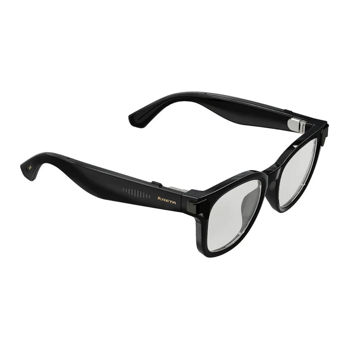 KRETA V52 Smart Glasses 8MP HD Camera Six-Axis Stabilization AI Translation Music Eyeglasses - Black - 2